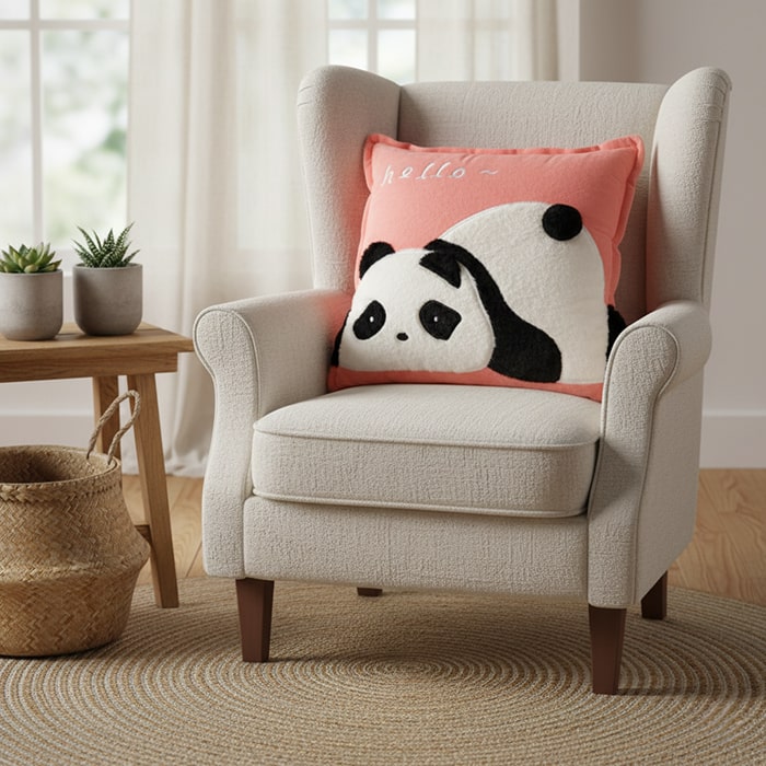 Decorative pillow, GS, Synthetic fibers, Various Colors