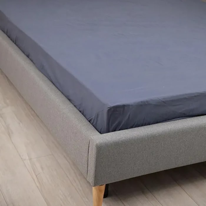 Sheet, BALAK HOME, 180x200 cm, Cotton, Gray, with elastic, 115 g/m2, Ukraine
