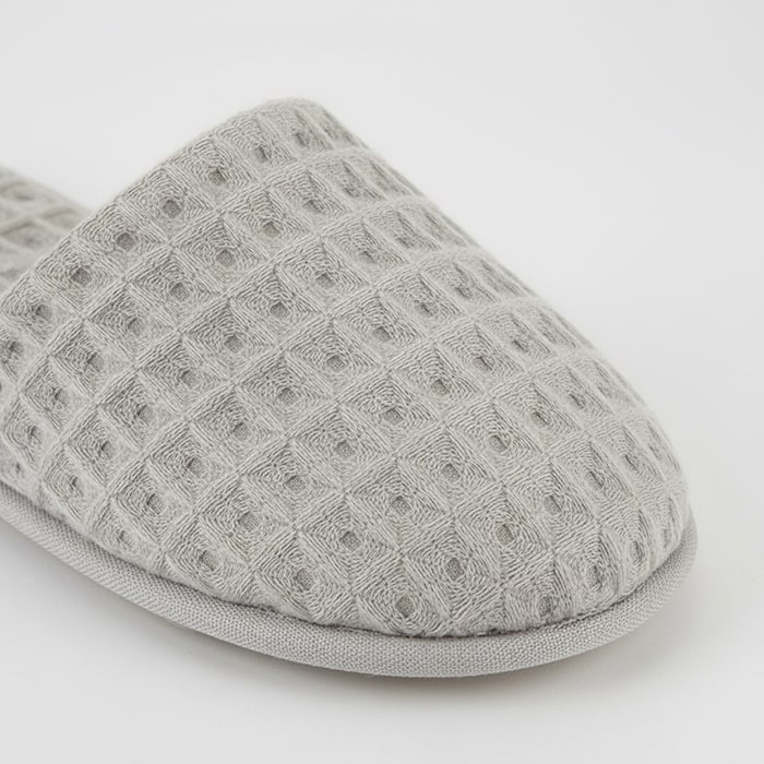 Домашние тапочки, CASA LUSSO, One Size, 65% хлопок/35 % модал, Бежевый