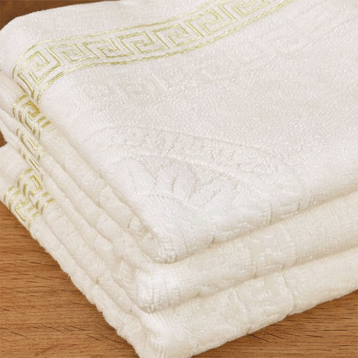 Prosop bucatarie, MK HAVLU, Bumbac, 30x70 cm, Crem, 1 buc