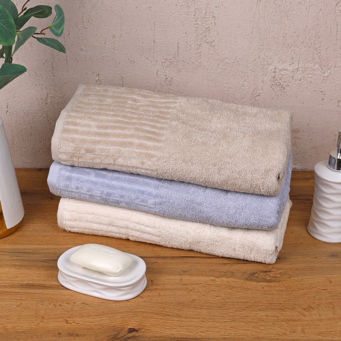 Bathroom towel, ALIKA TEKSTIL, 70x140, Cotton, Various Colors