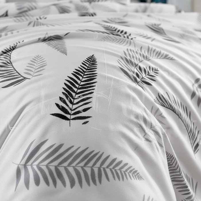 Lenjerie de pat, SABAEV TEXTILE, 4 piese, 220x240cm, 200x220cm, 50x70cm, Bumbac, Diverse Culori, Fluturi, Turcia