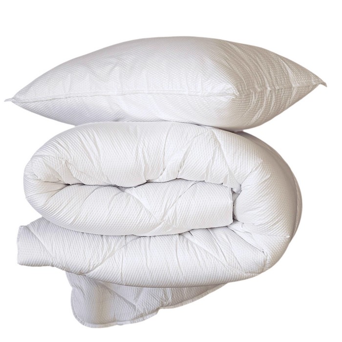 Duvet set with pillows, BALAK HOME, 3 pieces, 200x220cm, 50x70cm, Cotton with additives, Polyester Siliconate Fibers