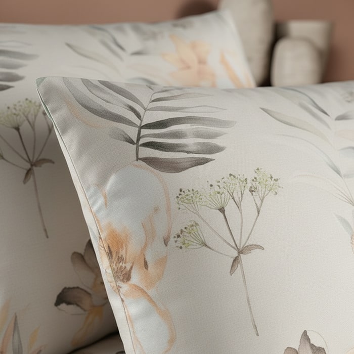 Set lenjerie de pat, HOMESKO, 4 piese, 240x260cm, 200x220cm, 50x70cm, Ranforce, Multicolor, Floral, Double Size, 120gr/m2, 240x260cm, Turcia