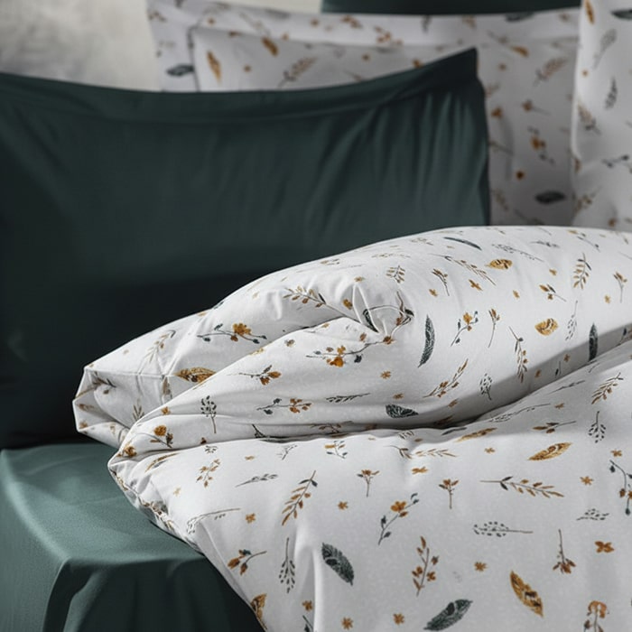 Set lenjerie de pat, NAPOLYON, 4 piese, 240x260cm, 200x220cm, 50x70cm, Ranforce, Diverse Culori, Cu model, Double Size, 240x260cm, Turcia