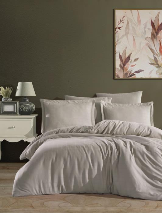 Set lenjerie de pat, NAZENIN, 6 piese, 240x260cm, 200x220cm, 50x70cm, Bumbac, Diverse Culori, 240x260cm, Turcia