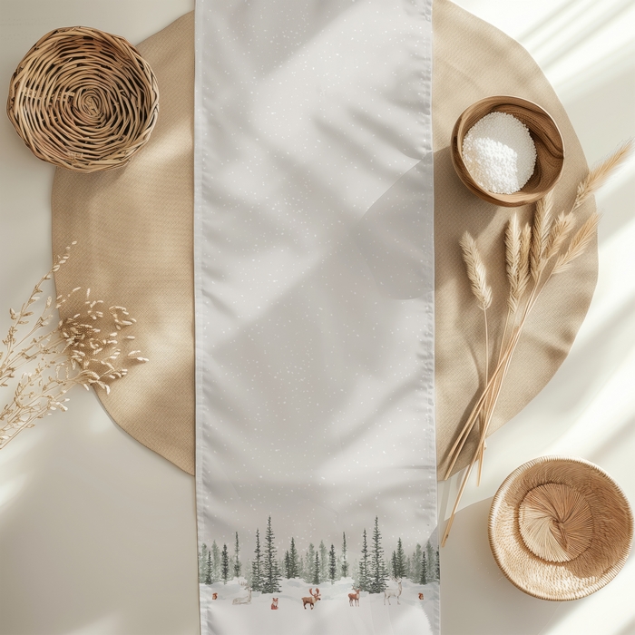 Runner, CLUB COTTON, Christmas, 40X200 cm, Cotton, Various Colors