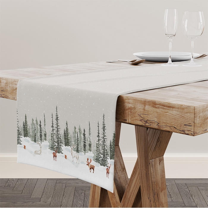 Runner, CLUB COTTON, Christmas, 40X200 cm, Cotton, Various Colors
