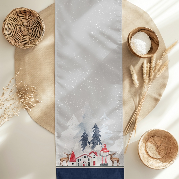 Runner, CLUB COTTON, Christmas, 40X200 cm, Cotton, Various Colors