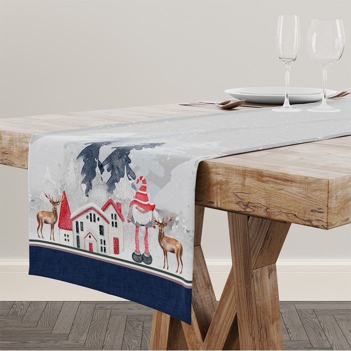 Runner, CLUB COTTON, Christmas, 40X200 cm, Cotton, Various Colors