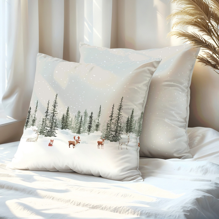Decorative pillow, CLUB COTTON, Christmas, 40x40cm, Cotton, Various Colors