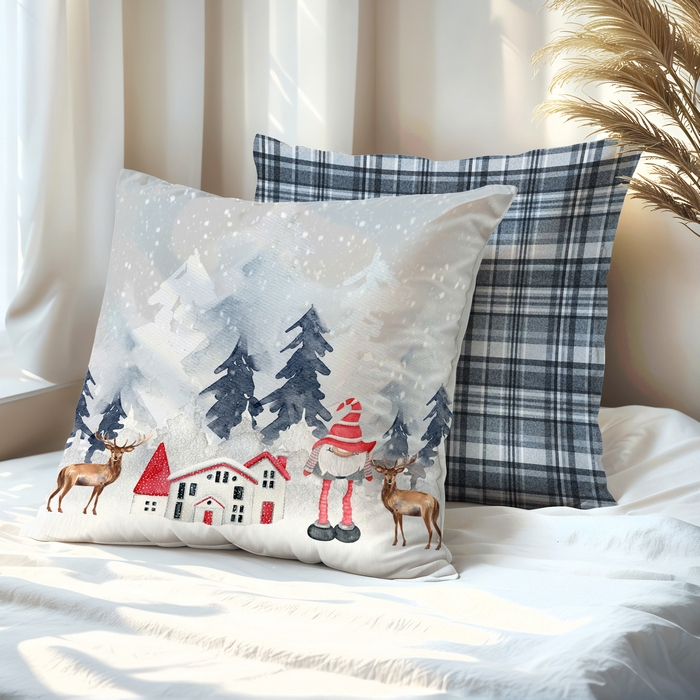 Decorative pillow, CLUB COTTON, Christmas, 40x40cm, Cotton, Various Colors