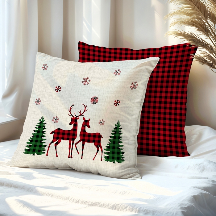 Decorative pillow, CLUB COTTON, Christmas, 40x40cm, Cotton, Various Colors