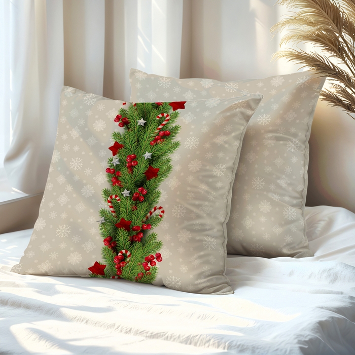 Decorative pillow, CLUB COTTON, Christmas, 40x40cm, Cotton, Various Colors