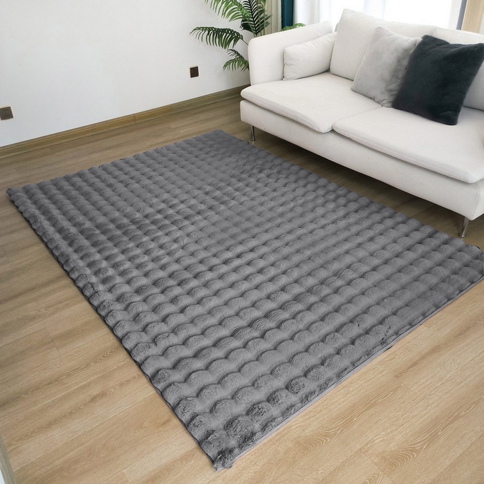 Covor, AKSU, 147X220cm, Fibre sintetice, Antracit