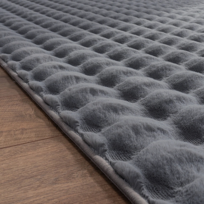 Covor, AKSU, 147X220cm, Fibre sintetice, Antracit