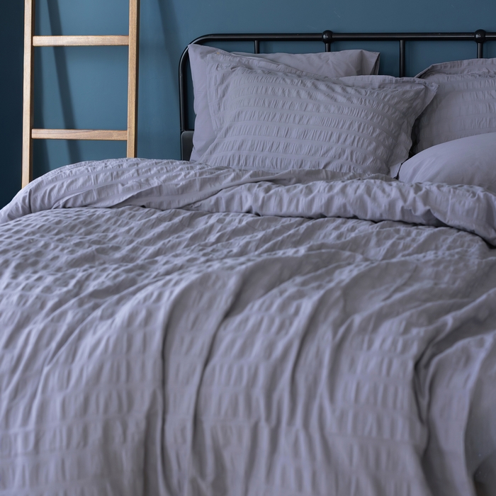 Bed linen set, LOOM&FLOW, 6 pieces, 240x260cm, 200x220cm, 50x70cm, Cotton, mauve, 240x260cm, Turkey