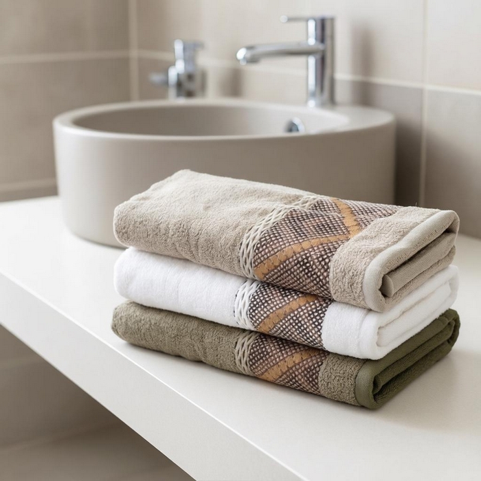 Face towel, MK HAVLU, Cotton, 50x90 cm, Various Colors