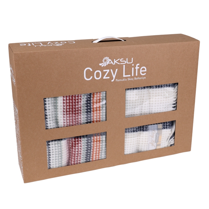 Cuvertura, AKSU, 180x220 cm, Bumbac, Cozy Life