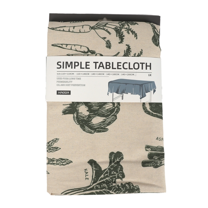 Простая скатерть, HAODA, 140x200 см, Синтетические волокна, Различные Цвета