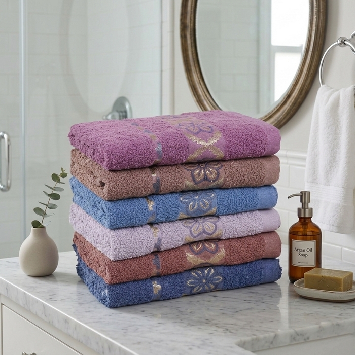 Prosop baie, COMFORT, 70x140 cm, Bumbac, Diverse Culori