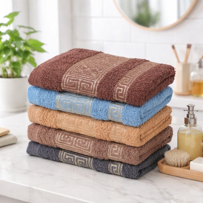 Prosop baie, COMFORT, 70x140 cm, Bumbac, Diverse Culori