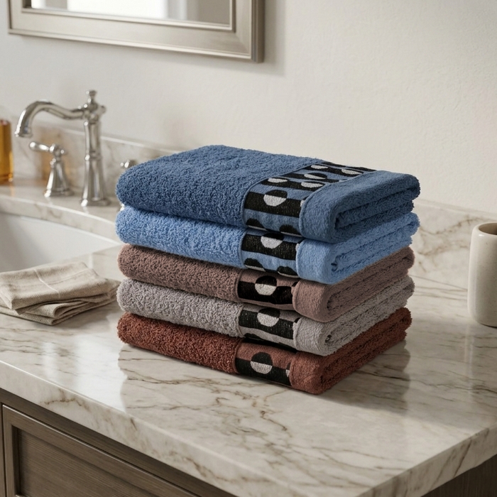 Полотенцо для лица, COMFORT, 50x100 cм, Хлопок, Различные Цвета