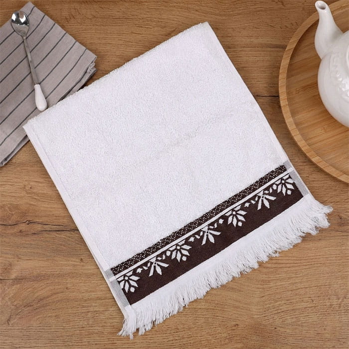 Prosop bucatarie, MELISSA, 30x60 cm, Bumbac, Alb, 440gr/m2, 1 buc