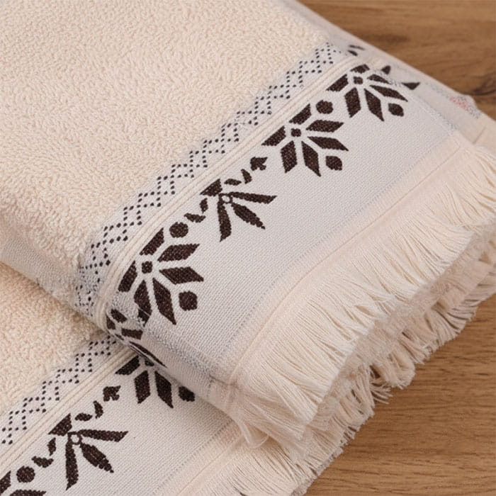 Prosop bucatarie, MELISSA, 30x60 cm, Bumbac, Fildeş, 440gr/m2, 1 buc