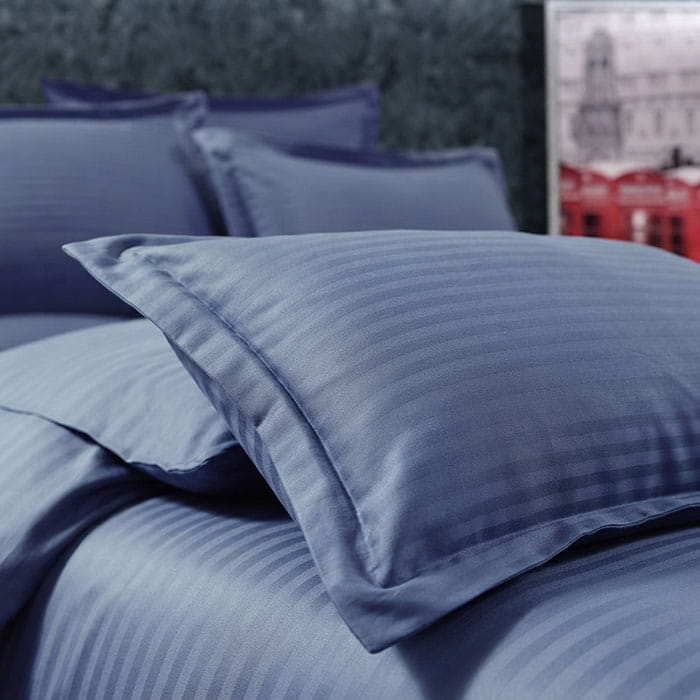 Set lenjerie de pat, NAPOLYON, 4 piese, 240x260 cm, 200x220 cm, 50x70 cm, Bumbac in amestec, Mov, 240x260cm, Turcia