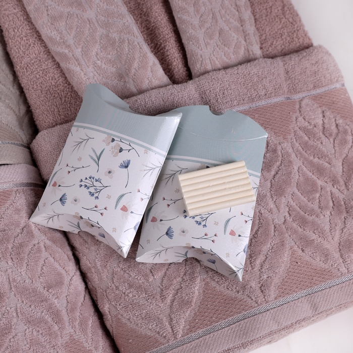 Bathrobe with towel set, MK HAVLU, 6 pieces, 70x140 cm, 50x90 cm, Cotton, Various Colors