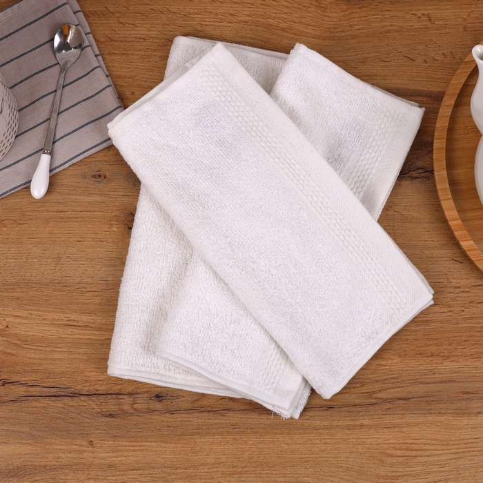 Prosop bucatarie, MK HAVLU, 30x50 cm, Bumbac, Alb, 1 buc