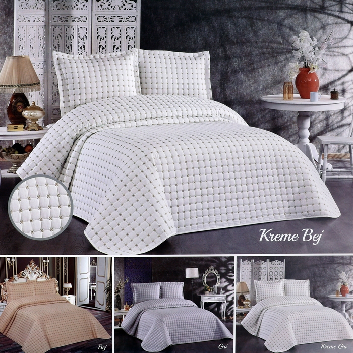Bedding set, VIVEN, 3 pieces, 235X245 cm, 55x75 cm, Cotton, Various Colors