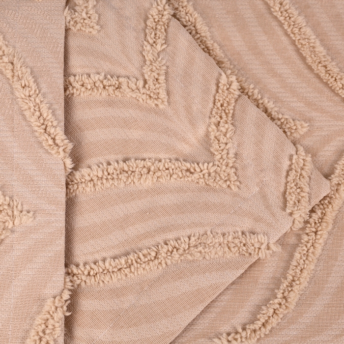 Bedding set, VIVEN, 3 pieces, 240x250cm, 60x80cm, Cotton, Beige