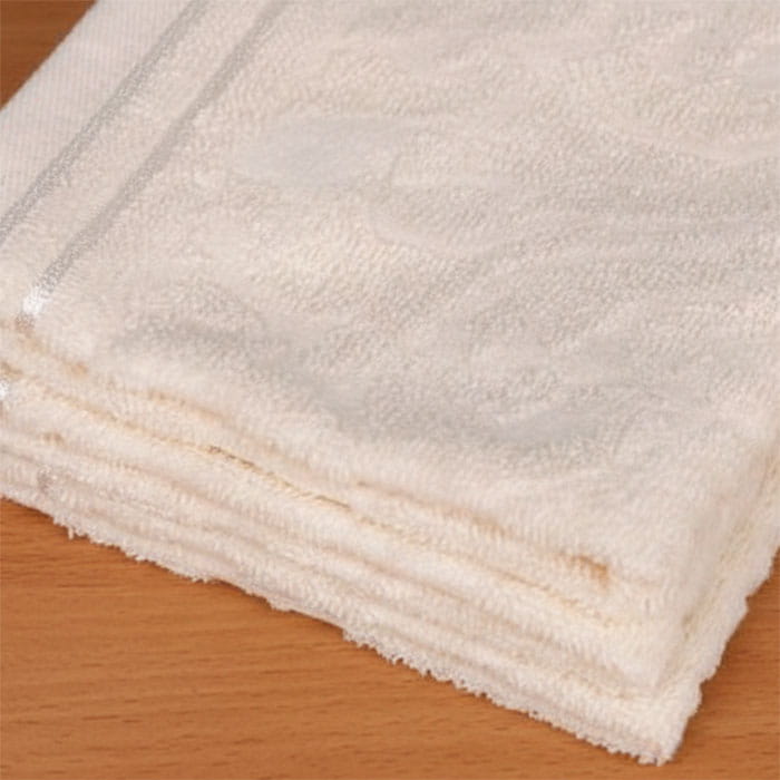 Prosop bucatarie, MK HAVLU, Bumbac, 30x30 cm, Crem, 1 buc