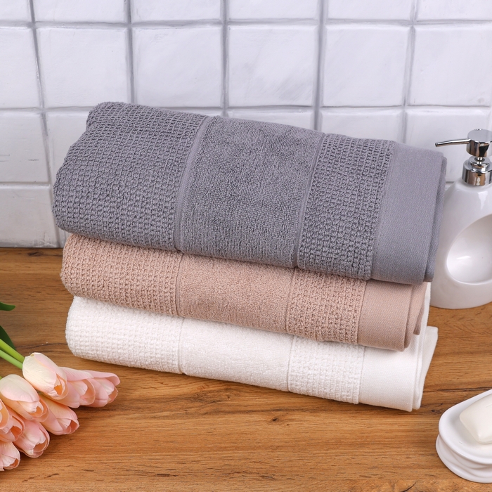 Face towel, MELISSA, Cotton, 50x90 cm, Various Colors, 500gr/m2