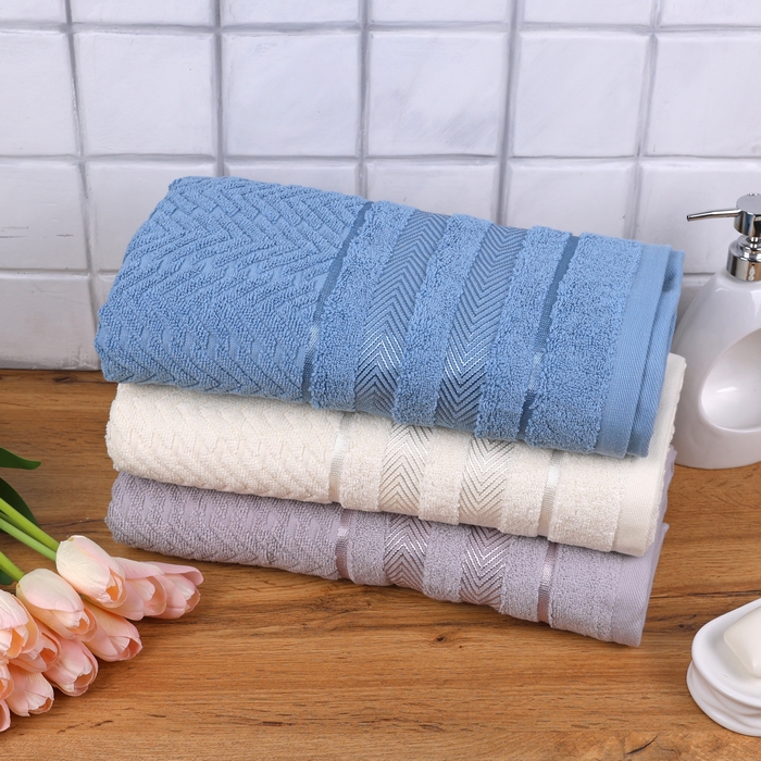 Bath towel, MELISSA, Cotton, 70x140, Various Colors, 460gr/m2