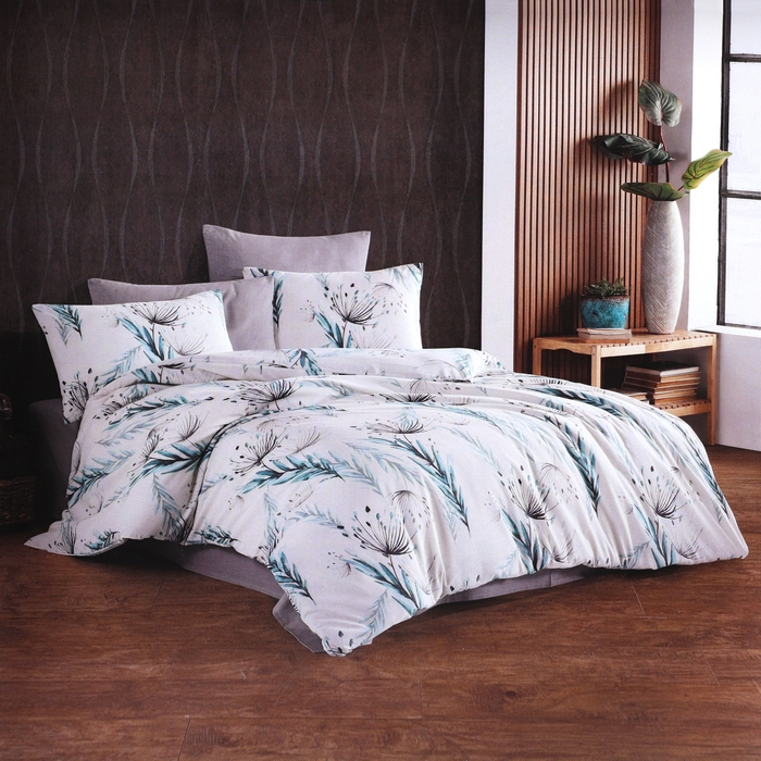 Bed linen set, NAZENIN, 4 pcs, 240x260 cm, 200x220 cm, 50x70 cm, Cotton, Various Colors