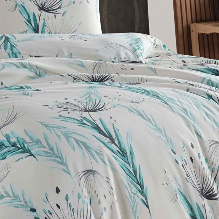 Set lenjerie de pat, NAZENIN, 4 piese, 240x260 cm, 200x220 cm, 50x70 cm, Bumbac, Diverse Culori, 240x260cm