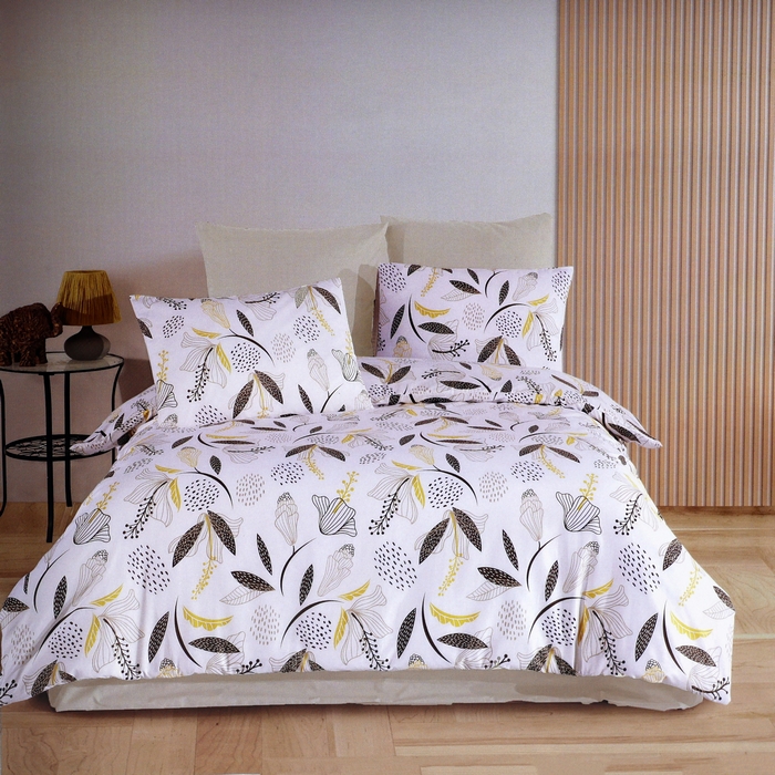 Bed linen set, NAZENIN, 4 pcs, 240x260 cm, 200x220 cm, 50x70 cm, Cotton, Various Colors