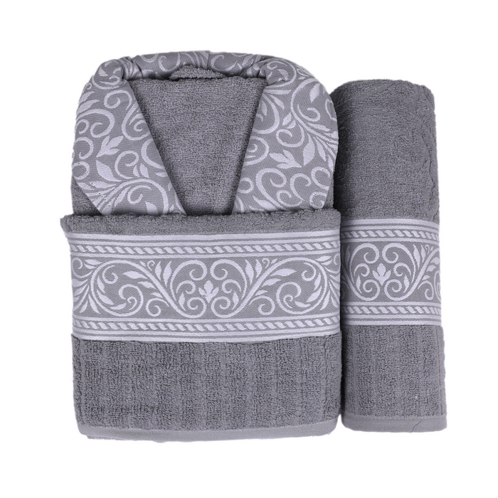 Set halate cu prosoape, ALIKA TEKSTIL, 6 piese, 70x140 cm, 50x90 cm, Bumbac, Diverse Culori, Standart