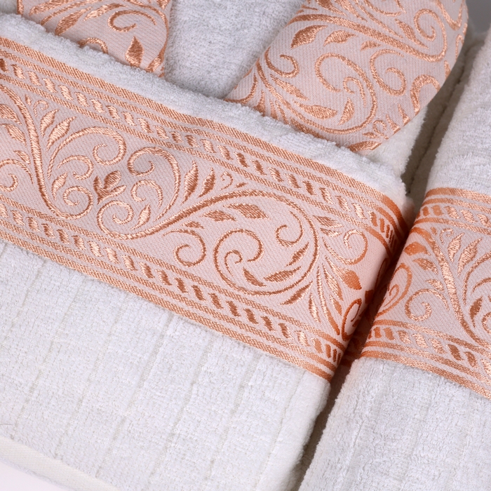 Set halate cu prosoape, ALIKA TEKSTIL, 6 piese, 70x140 cm, 50x90 cm, Bumbac, Diverse Culori, Standart