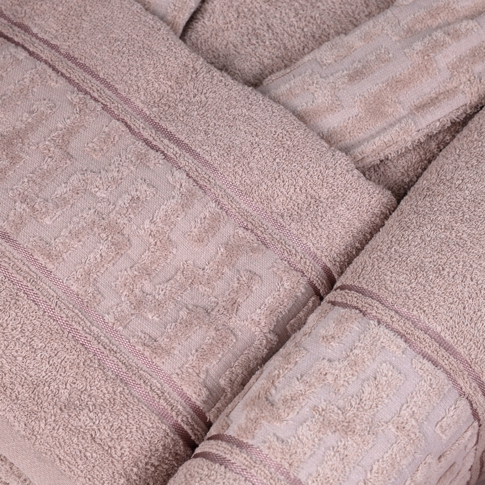 Set halate cu prosoape, ALIKA TEKSTIL, 6 piese, 70x140 cm, 50x90 cm, Bumbac, Diverse Culori