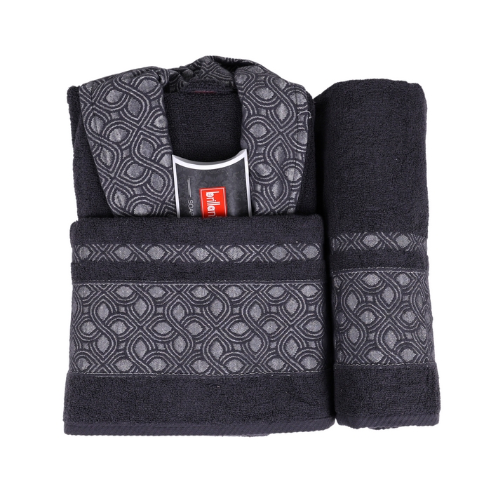 Set halate cu prosoape, ALIKA TEKSTIL, 6 piese, 70x140 cm, 50x90 cm, Bumbac, Diverse Culori