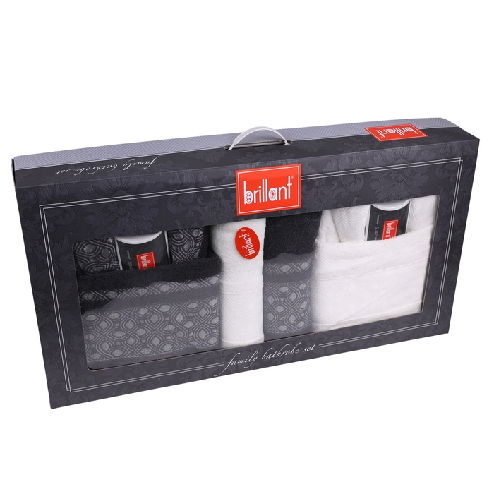 Set halate cu prosoape, ALIKA TEKSTIL, 6 piese, 70x140 cm, 50x90 cm, Bumbac, Diverse Culori