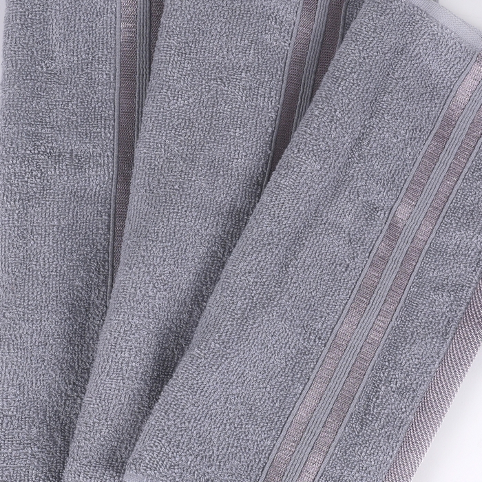 Prosop bucatarie, MELISSA, 30x60 cm, Bumbac, Gri Deschis, 380gr/m2
