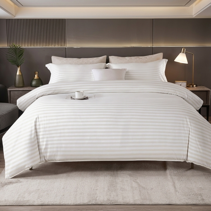 Set lenjerie de pat, 3TEX, 200x220 cm, 240x260 cm, 50x70cm, Diverse Culori, 4 piese