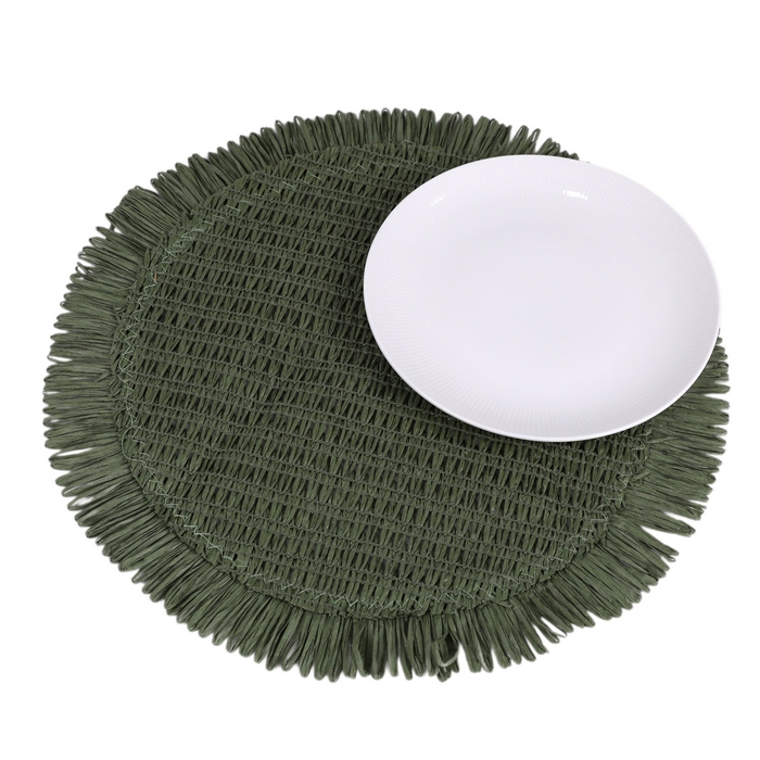 Placemat, GS, Synthetic fibers, 38x38 cm, Green