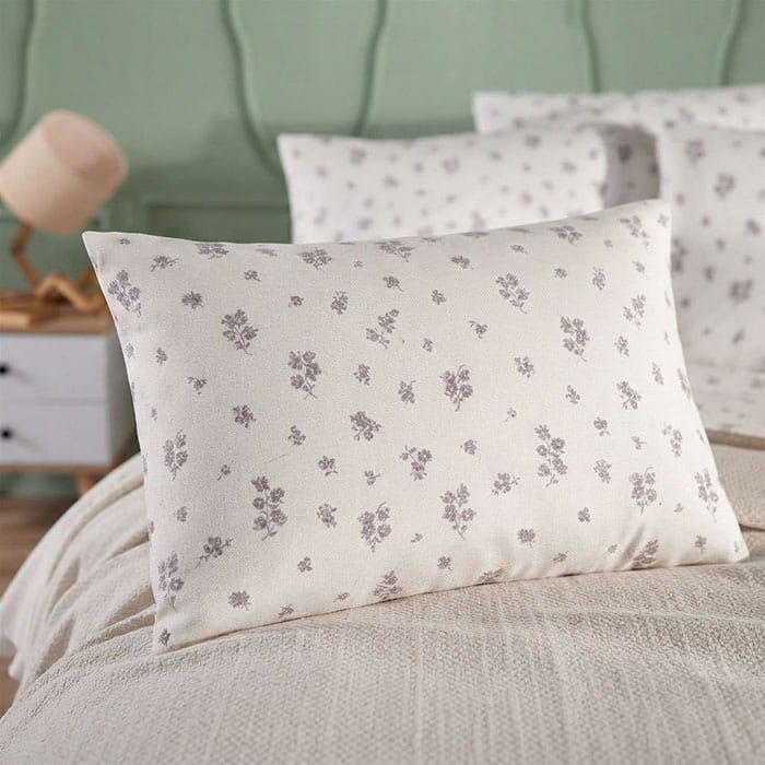 Lenjerie de pat, IRINA HOME, 4 piese, 240x260cm, 200x230cm, 50x70cm, Satin, Crem, Double Size, Turcia, 240x260cm