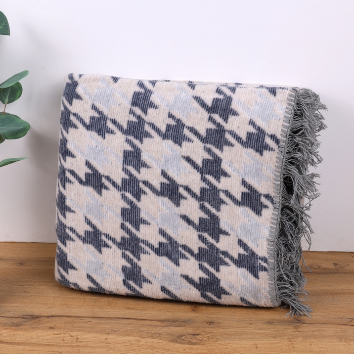 Blanket, MERINOS, 150x200cm, Polyester, Light blue